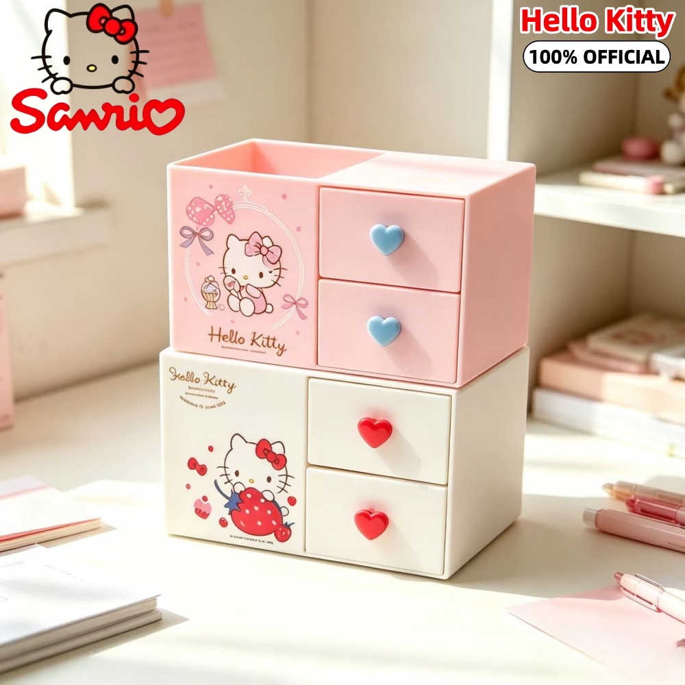 Office Furniture Cabinets - 정품 산리오 캐릭터 서랍형 펜 홀더