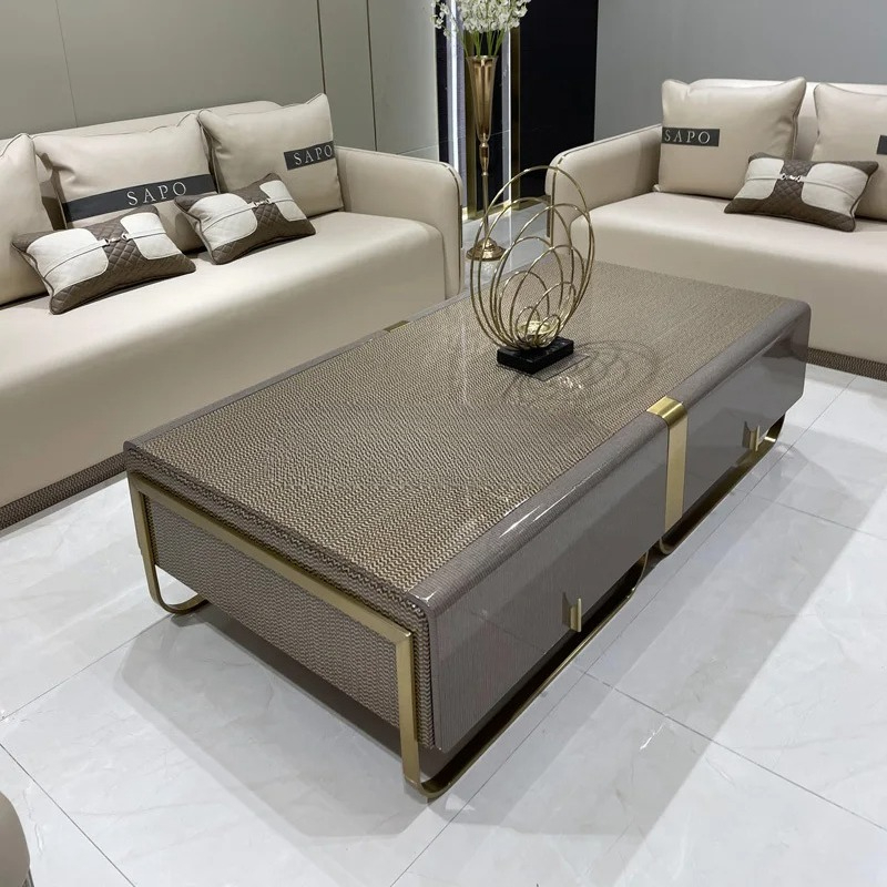 가벼운 럭셔리 원목 롱 커피 테이블 코너 사이즈 아파트 - Office Furniture Hong Kong 리뷰 및 가격