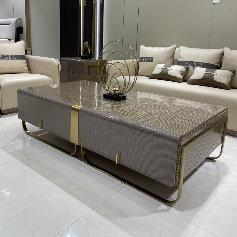 가벼운 럭셔리 원목 롱 커피 테이블 코너 사이즈 아파트 - Office Furniture Hong Kong 리뷰 및 가격