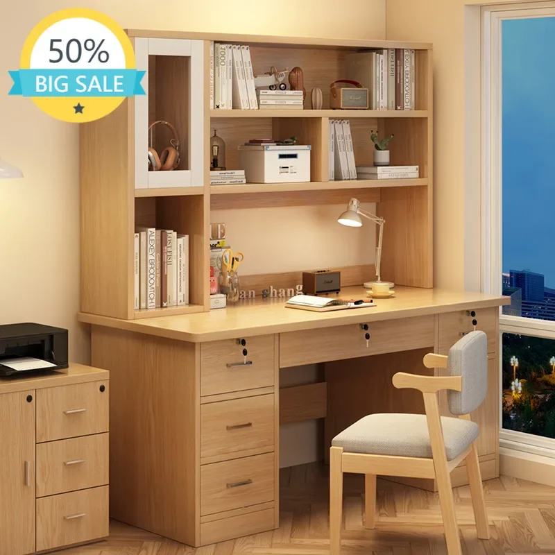 현대식 책상 데스크탑 컴퓨터 책상, 4개의 서랍과 책장 - Office Furniture Credenza 리뷰 및 가격