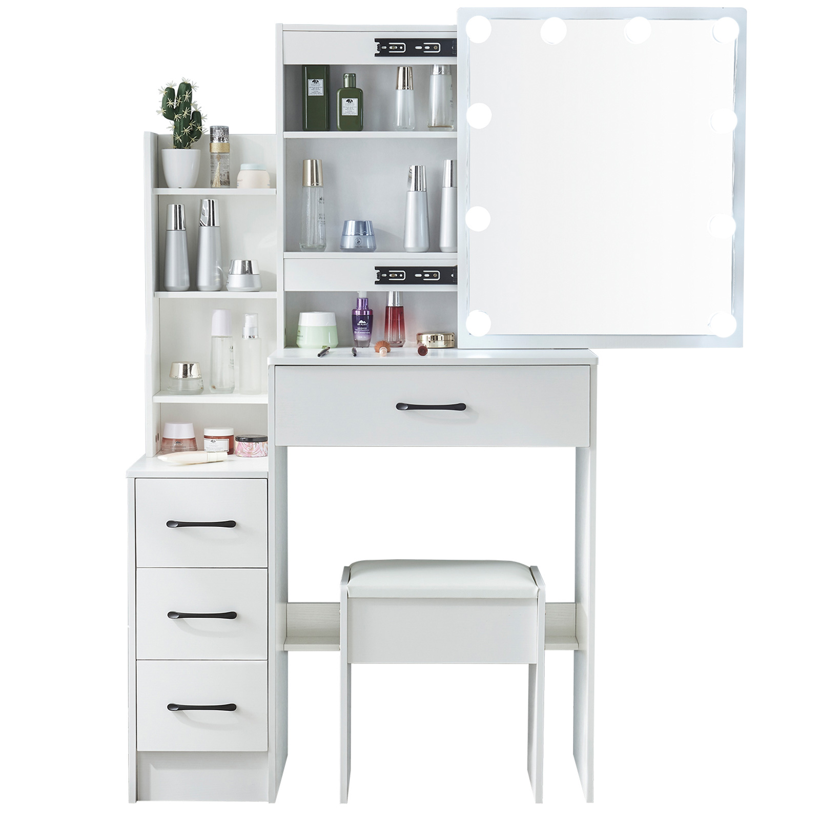LED 화장대 세트(거울 및 스툴 포함), 10개의 L - Office Furniture Credenza 리뷰 및 가격