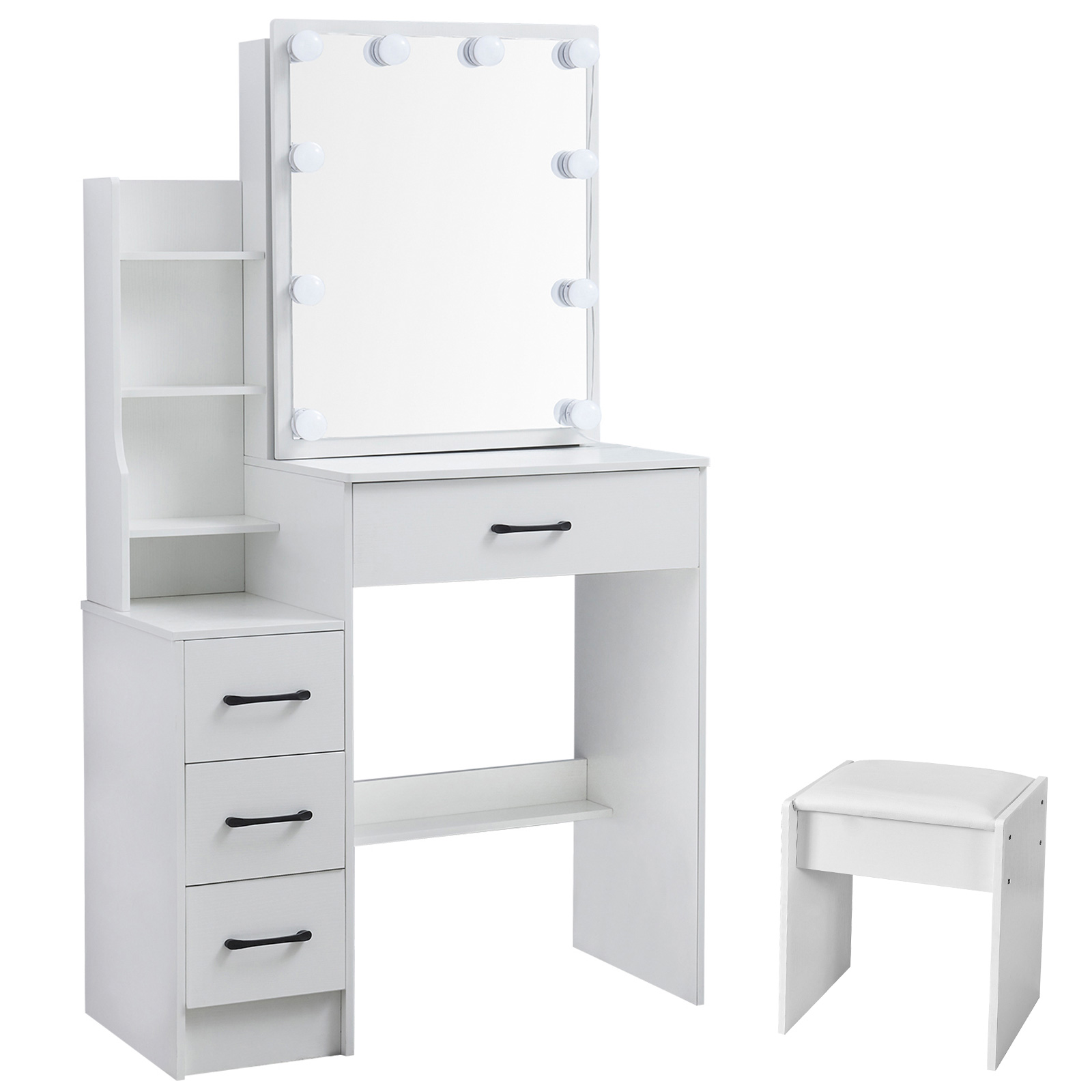 LED 화장대 세트(거울 및 스툴 포함), 10개의 L - Office Furniture Credenza 리뷰 및 가격